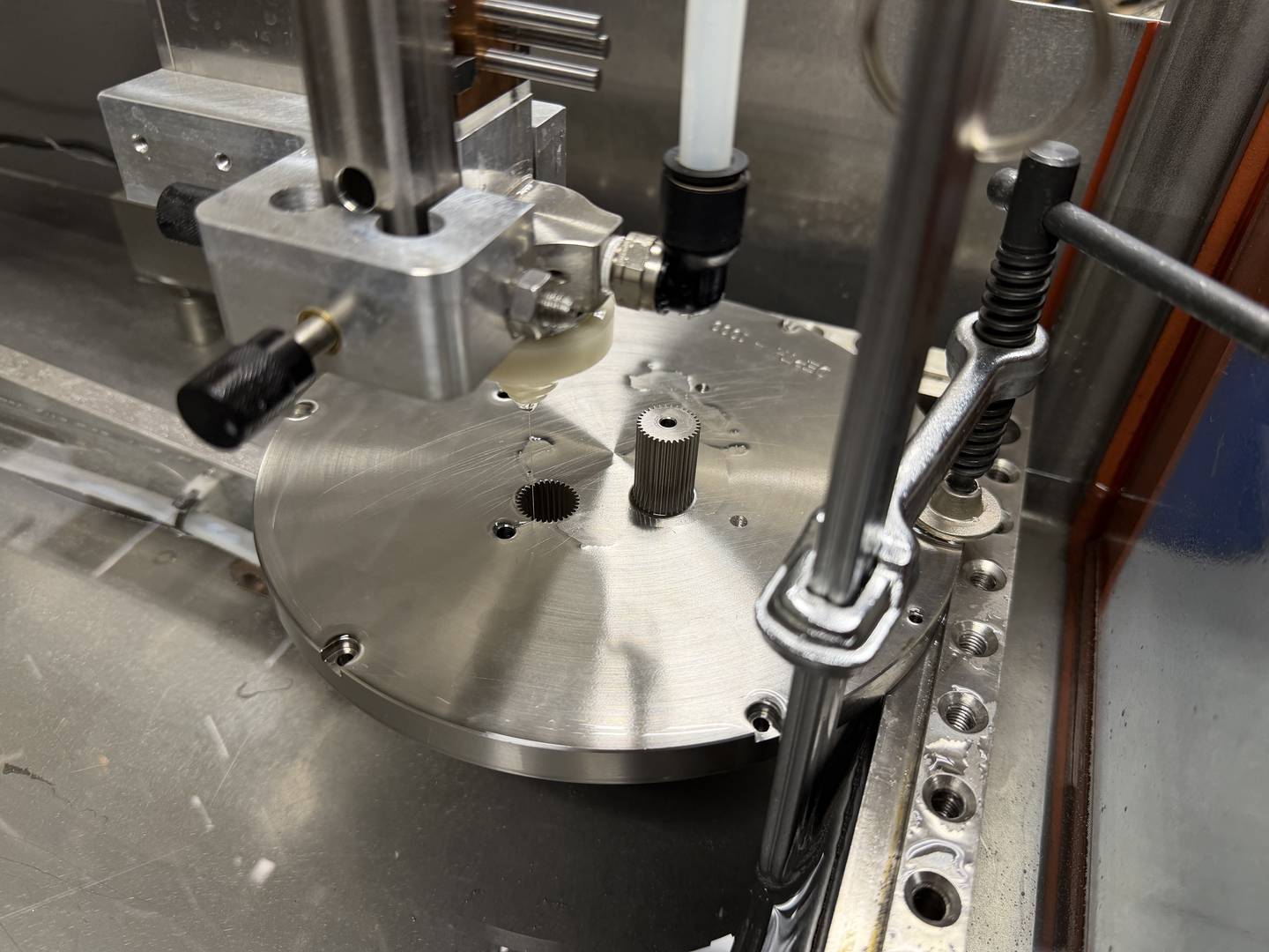 External gear from 1 inch thick grade 2 Titanium
