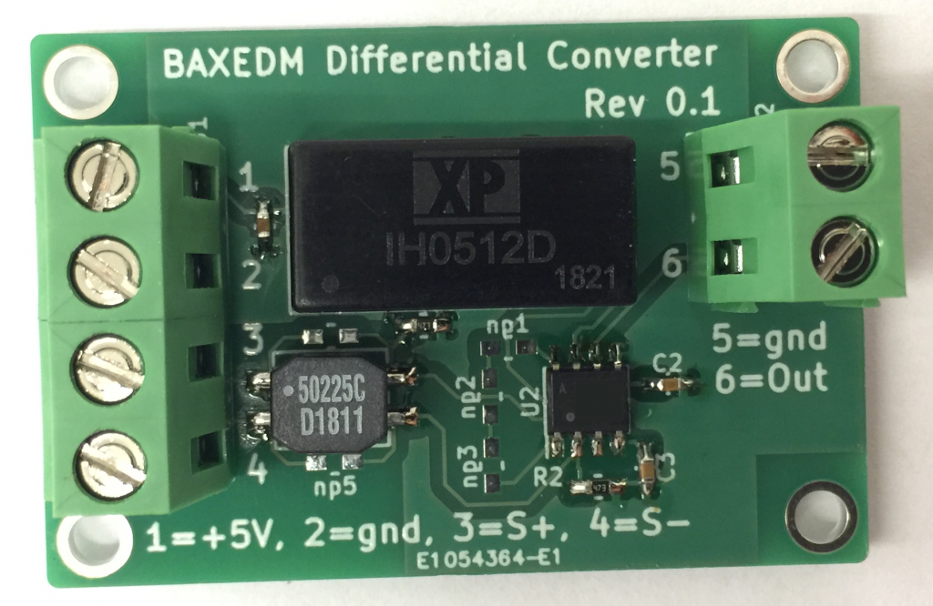 Differential To Single Ended Converter Baxedm 9393